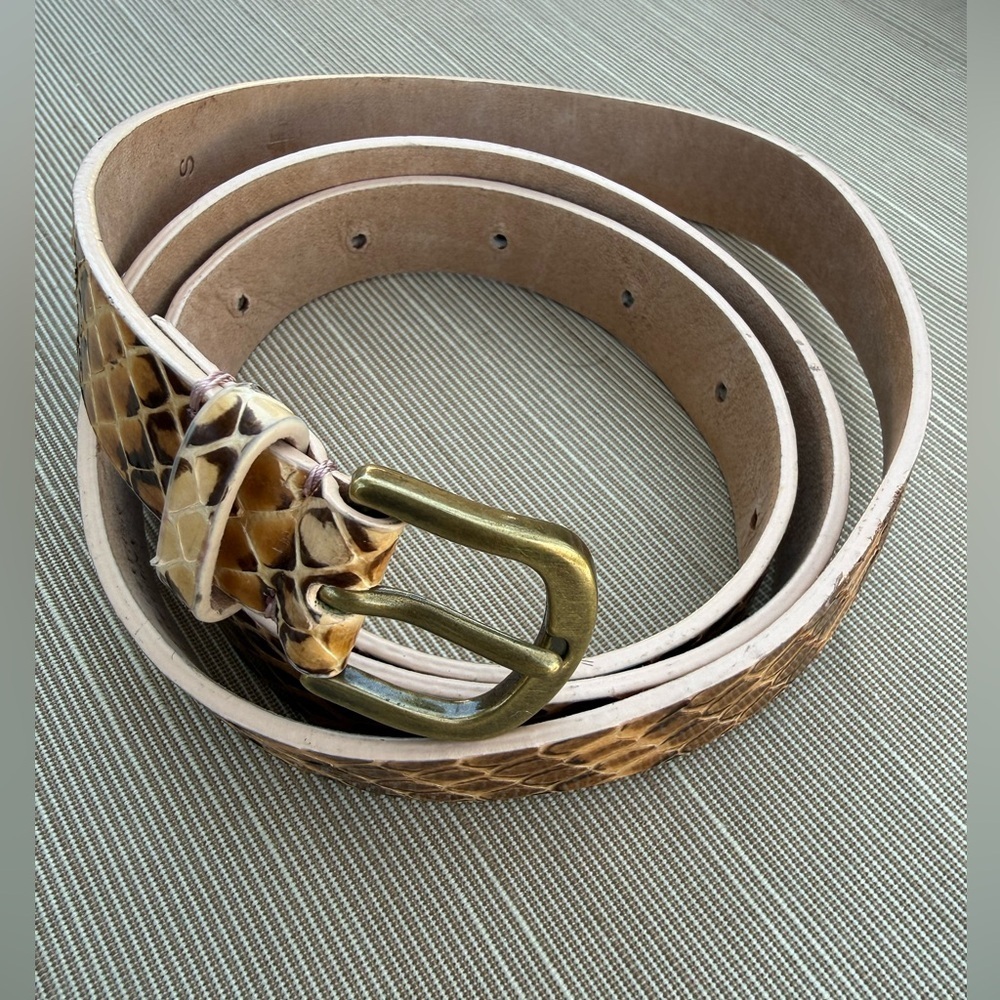 J.crew animal print belt size small